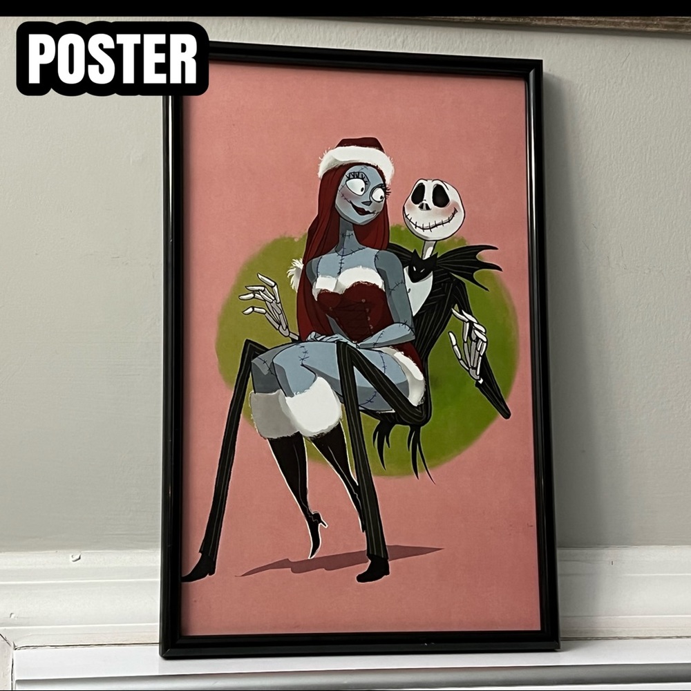 Jack Skellington Sally Poster
